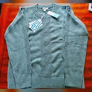 Market & Spruce Green Sweater NEW!